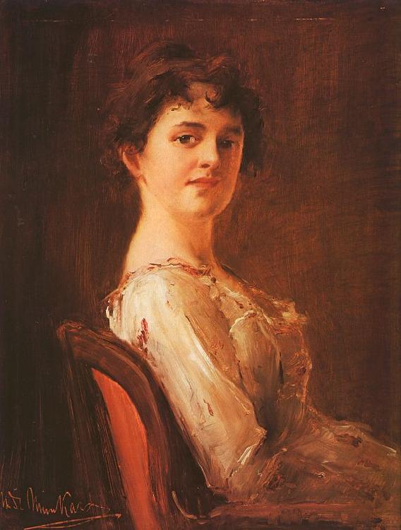 Mihaly Munkacsy Portrait of a Woman Germany oil painting art